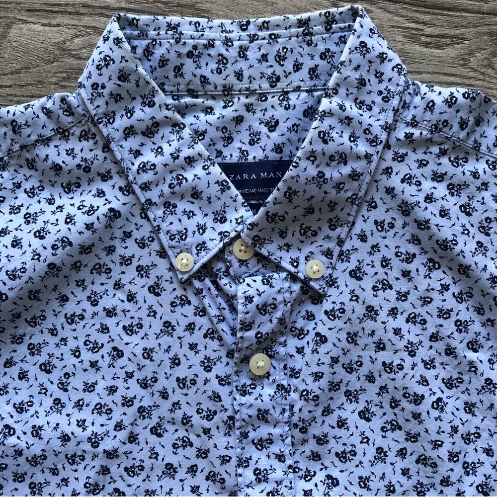 Men’s Zara Slim Fit Button up